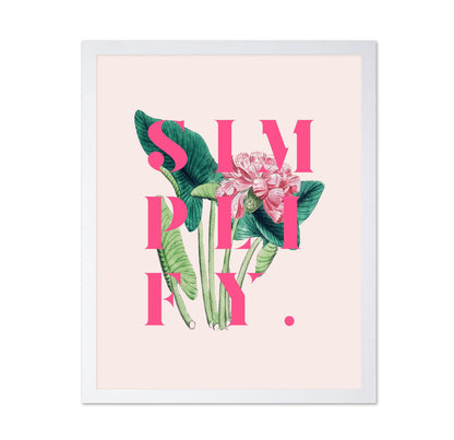 Simply Floral Quote
