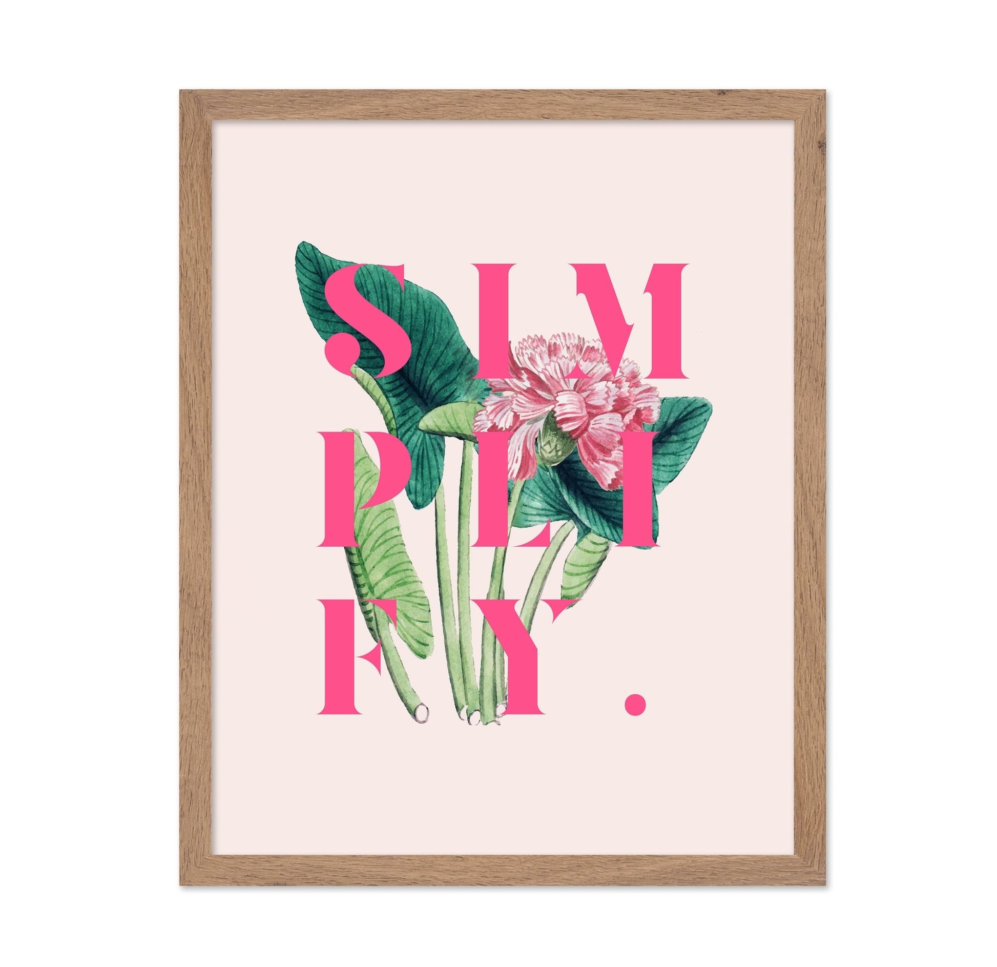 Simply Floral Quote