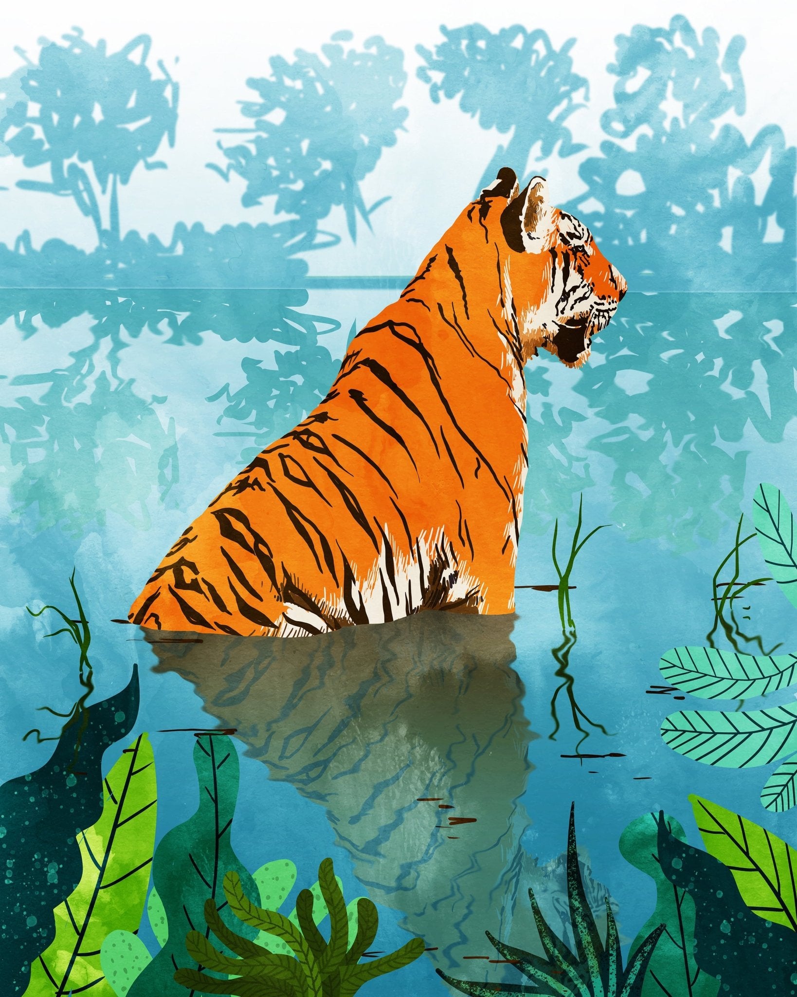 Tiger River Reflection