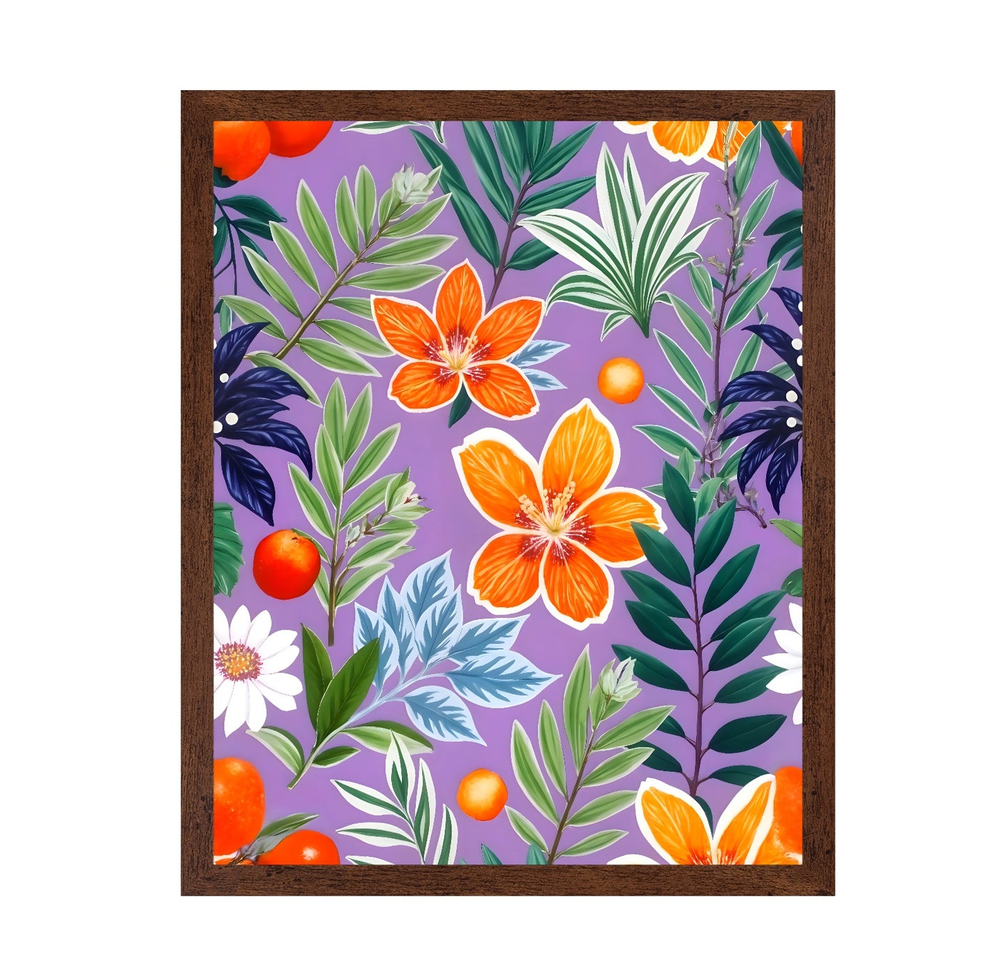 Citrus Floral Pattern
