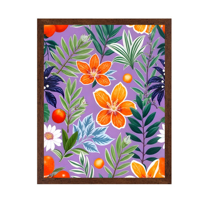 Citrus Floral Pattern