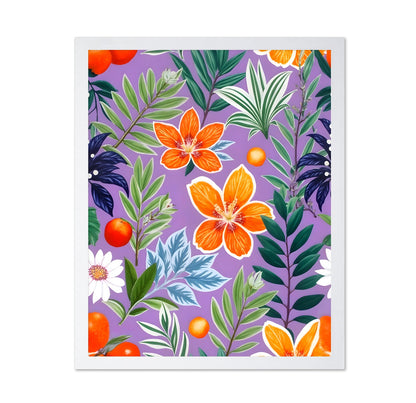 Citrus Floral Pattern