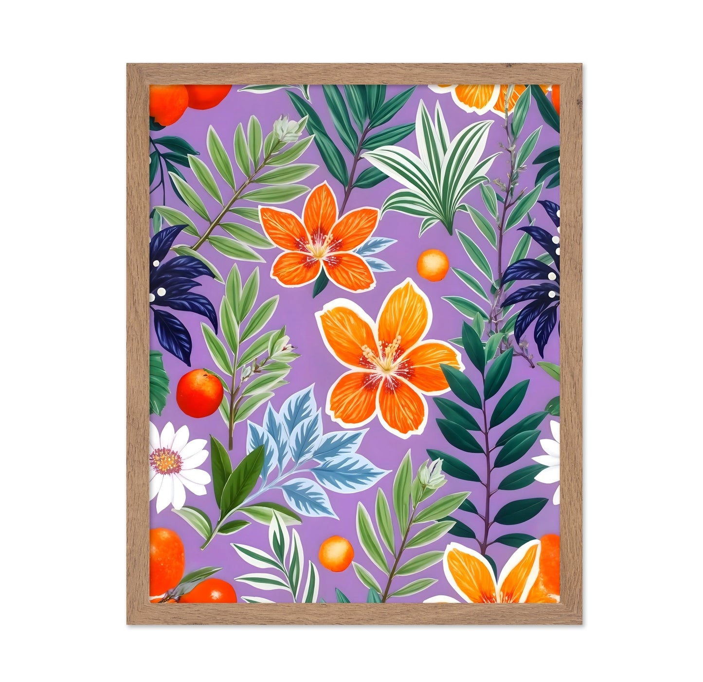 Citrus Floral Pattern