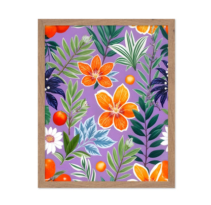 Citrus Floral Pattern