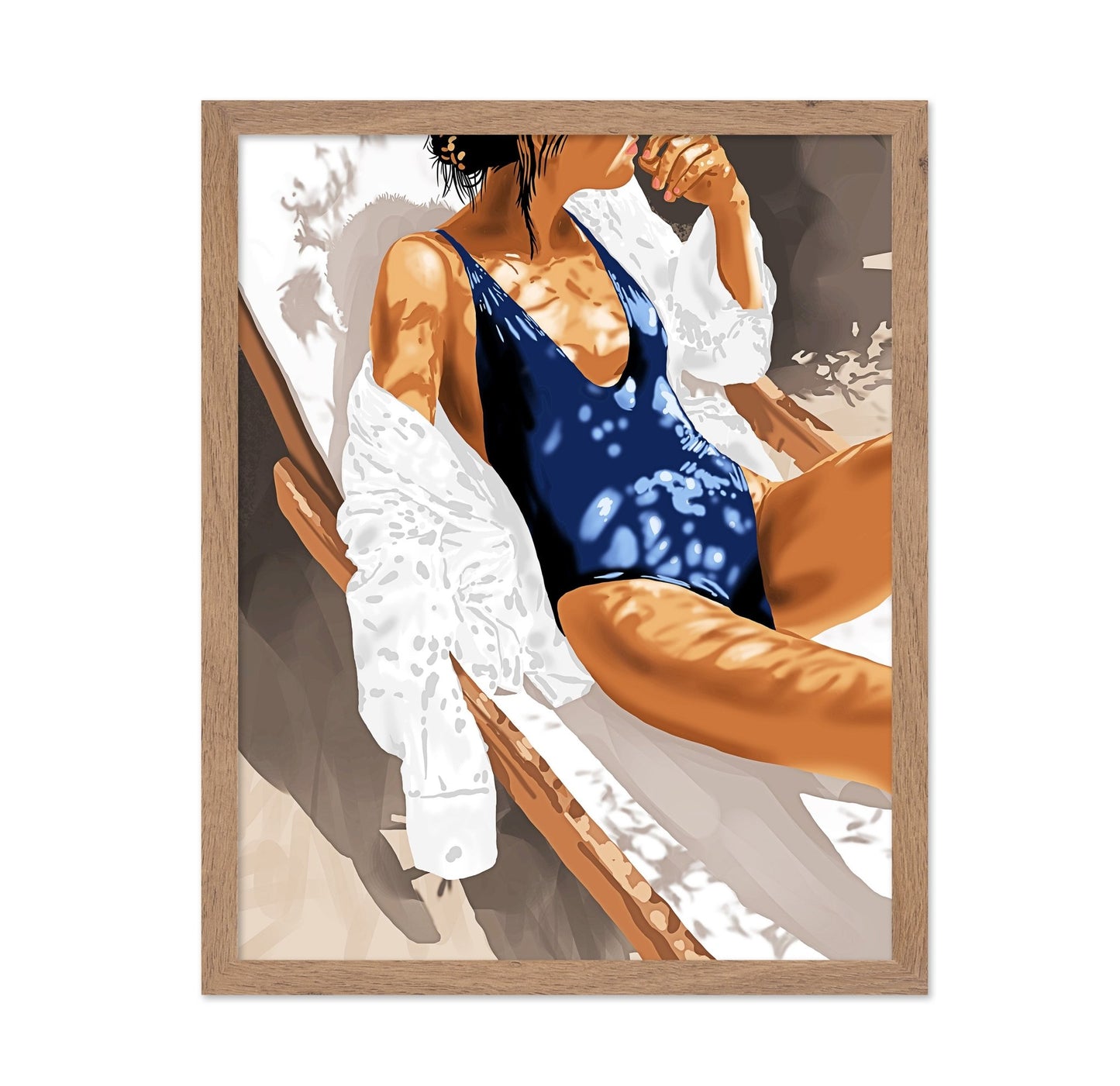 Blue Swimsuit Lounge