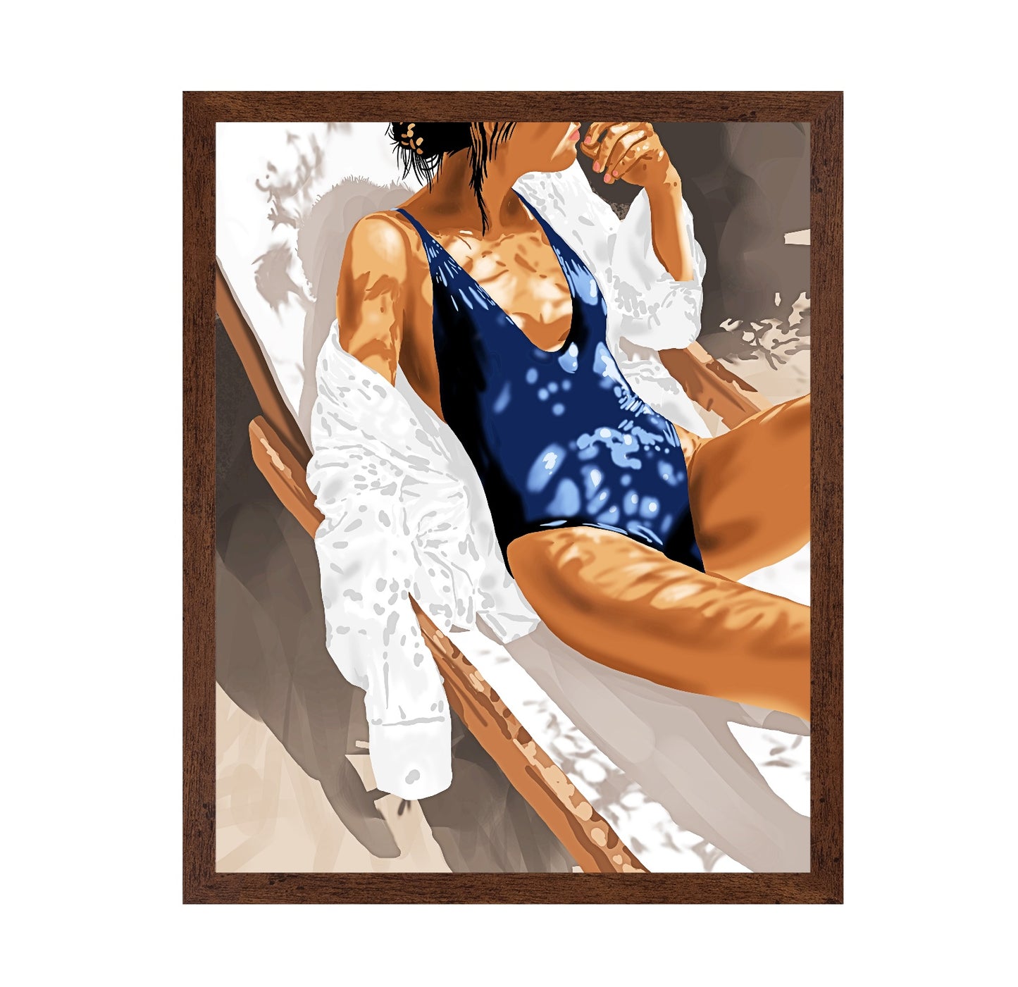 Blue Swimsuit Lounge