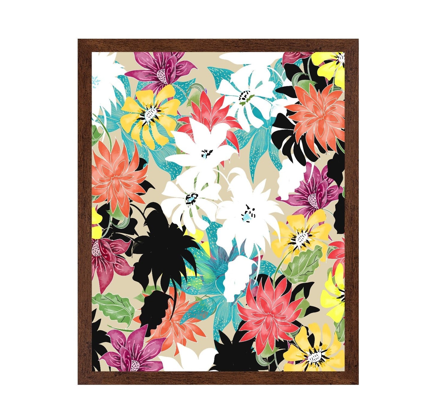 Vibrant Floral Pattern No3