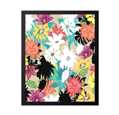Vibrant Floral Pattern No3