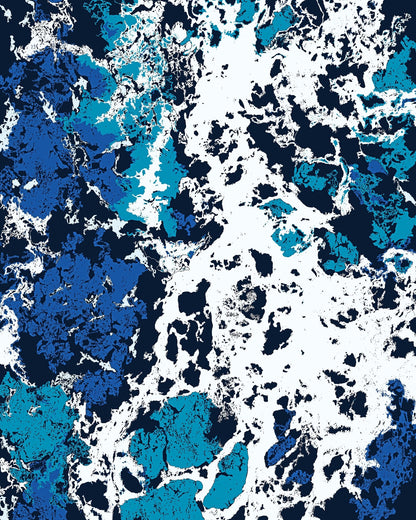 Blue Fluid Abstract