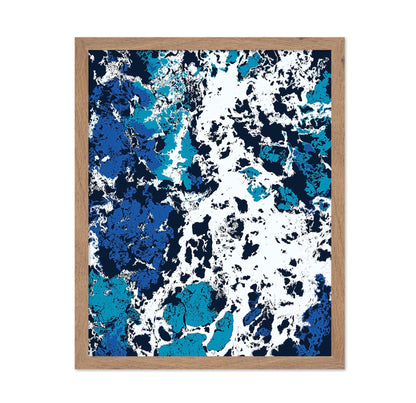 Blue Fluid Abstract
