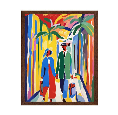 Couple Travel Walk