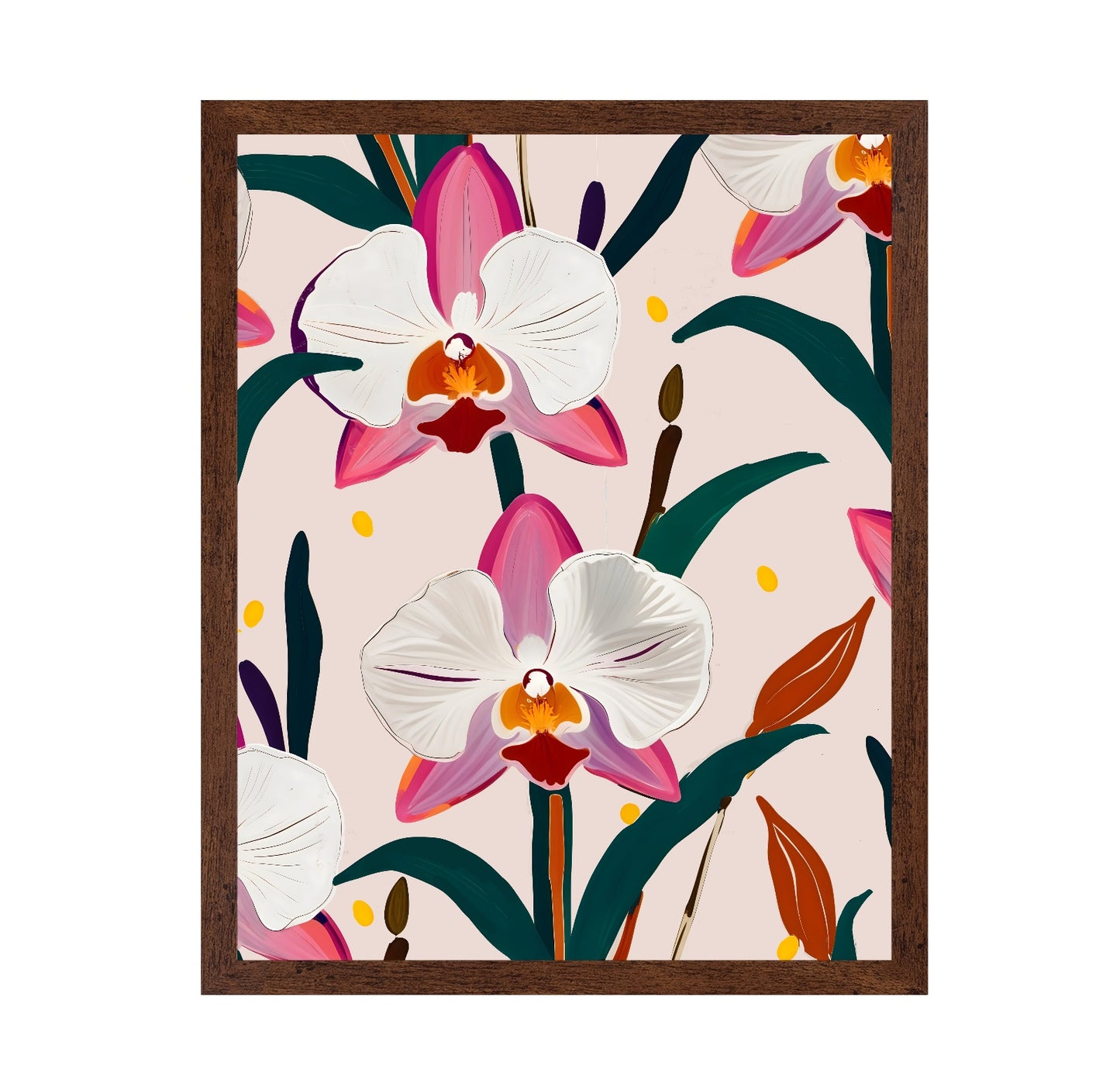 Orchid Bloom Pattern