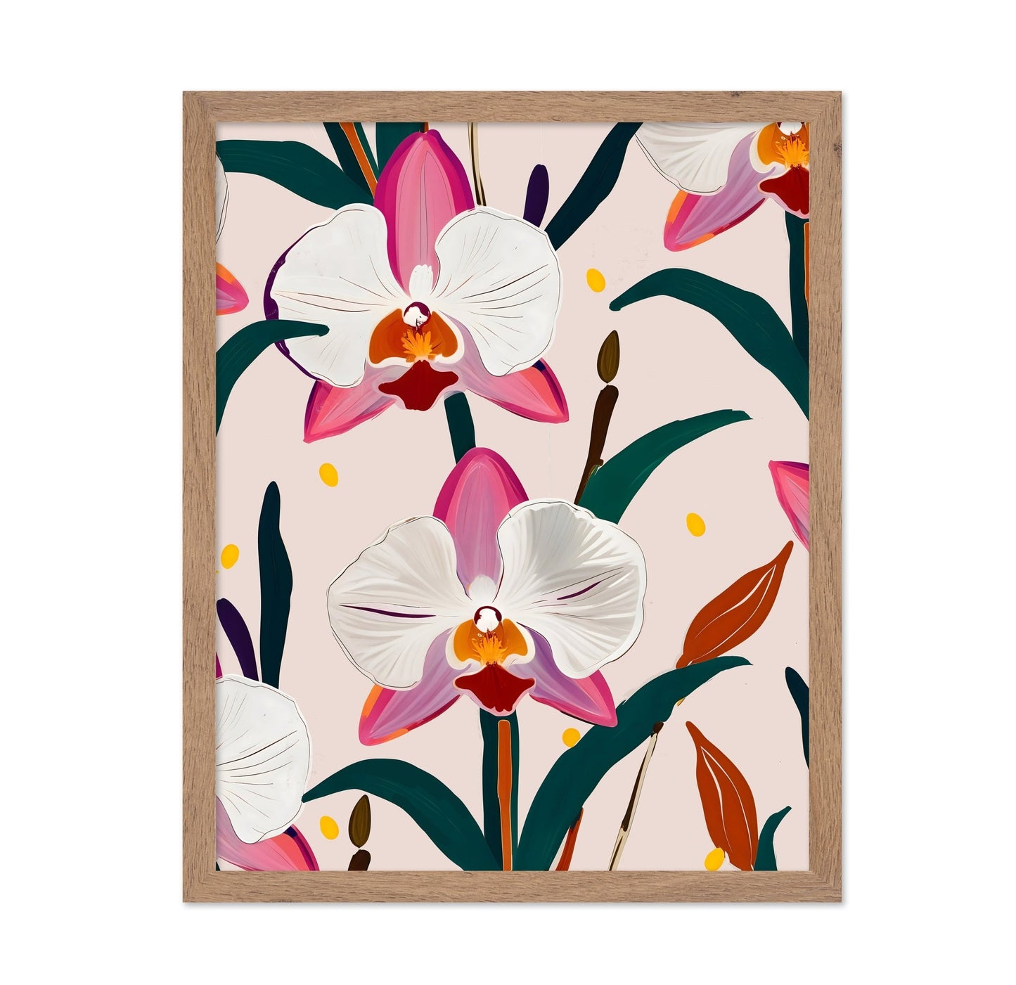Orchid Bloom Pattern