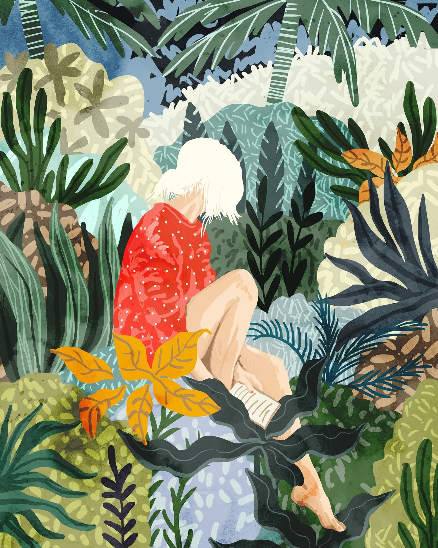 Girl In Jungle
