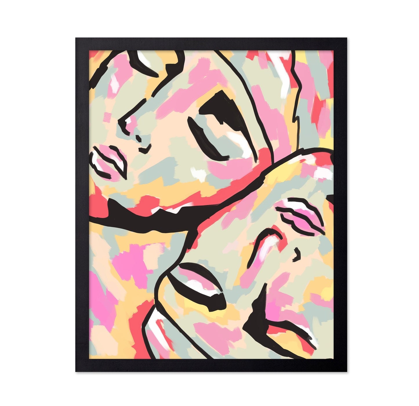 Abstract Faces Harmony No2