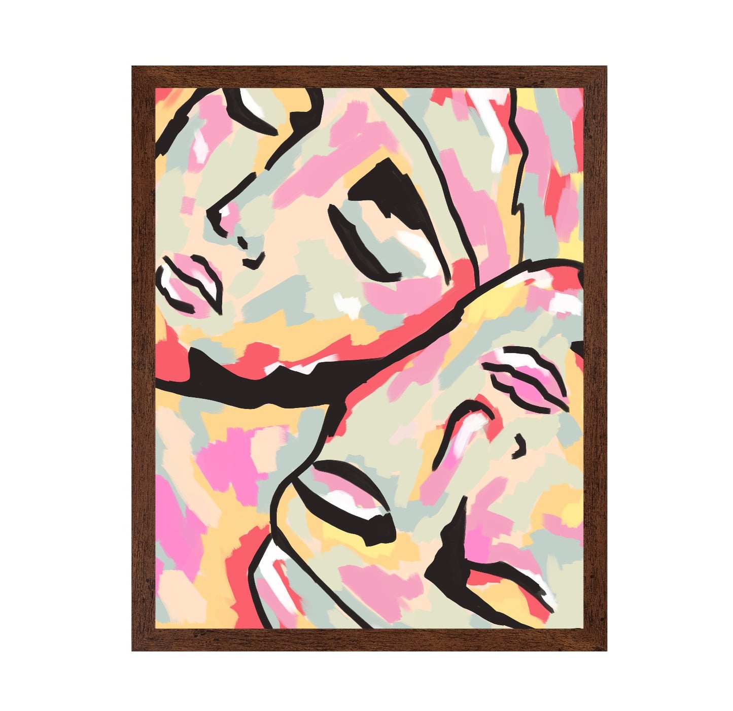 Abstract Faces Harmony No2