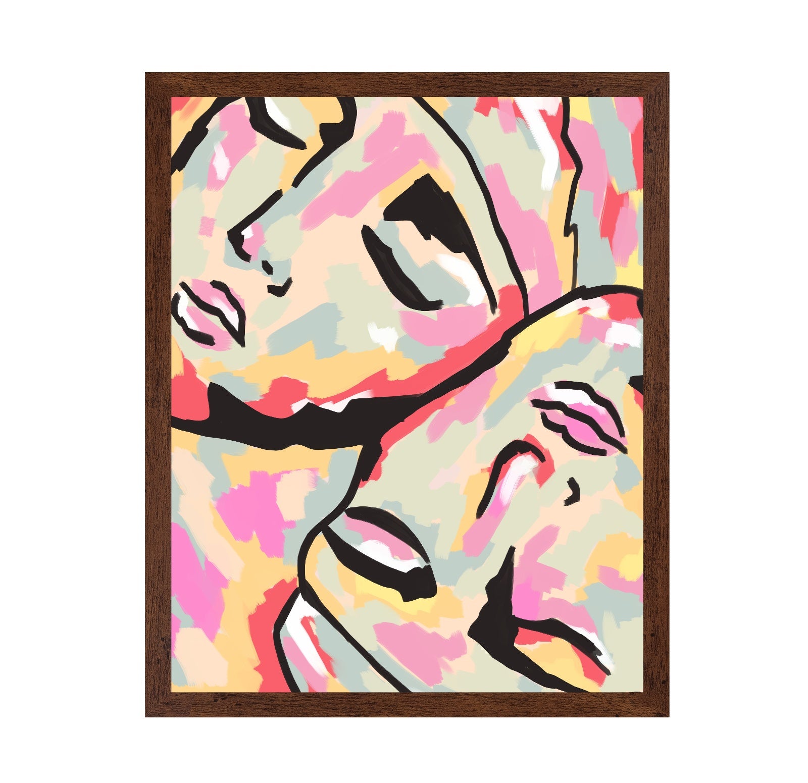 Abstract Faces Harmony No2