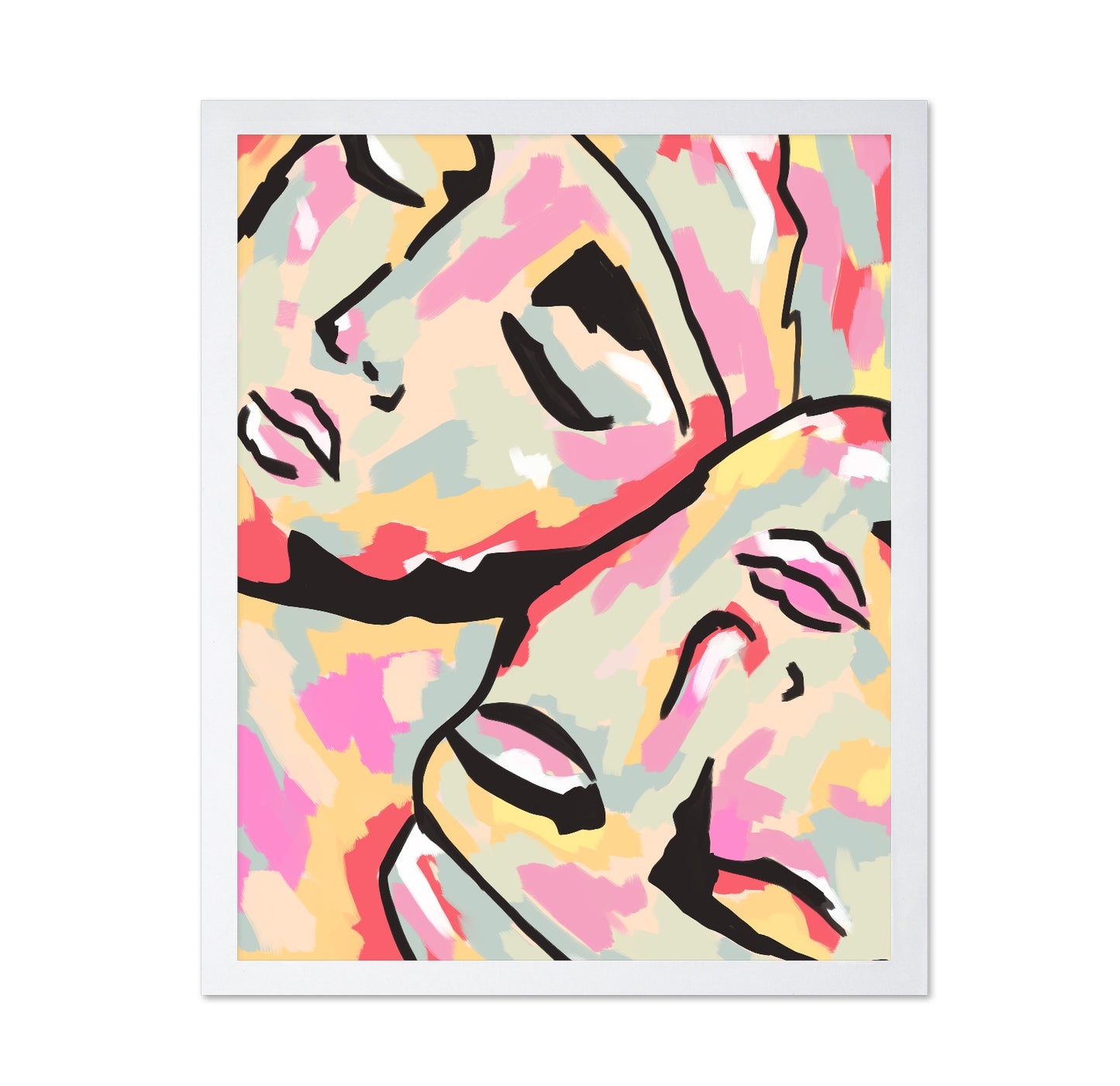 Abstract Faces Harmony No2