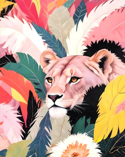 Lioness Jungle Portrait