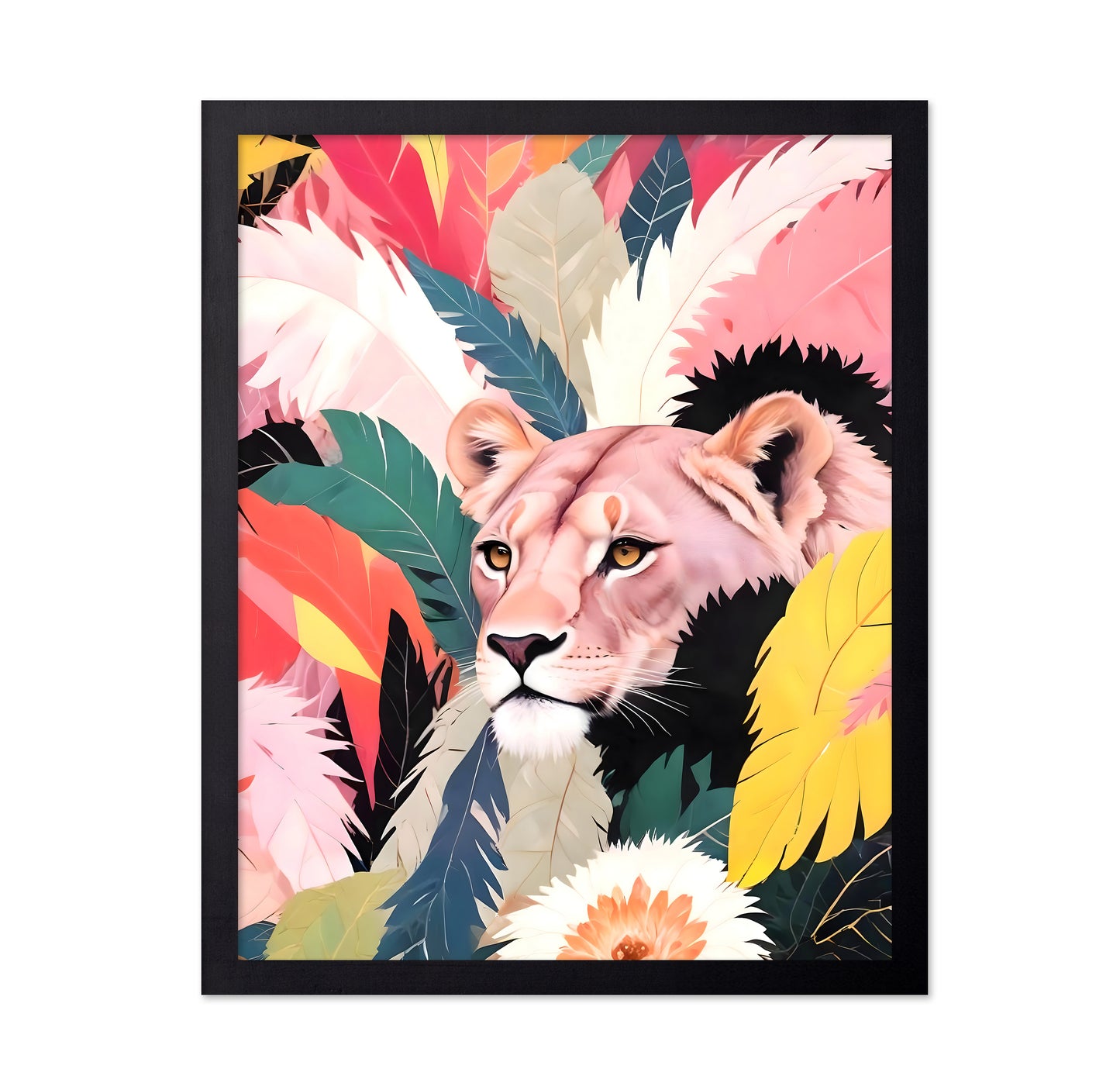 Lioness Jungle Portrait