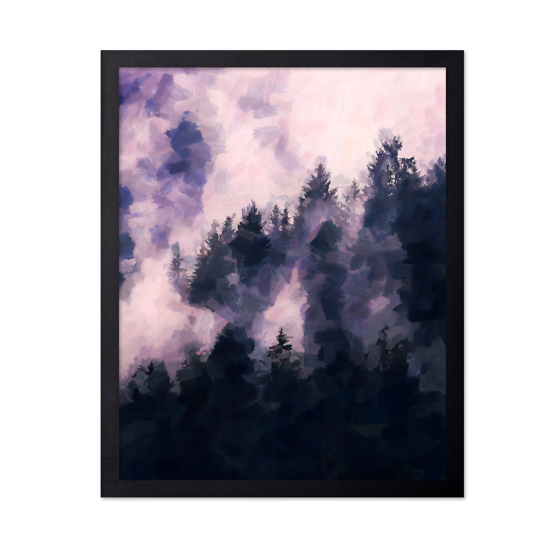 Misty Pine Forest No4