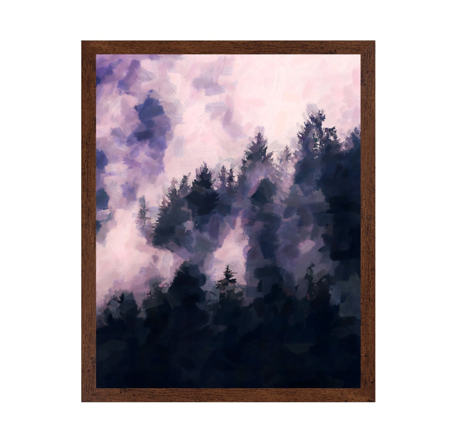 Misty Pine Forest No4