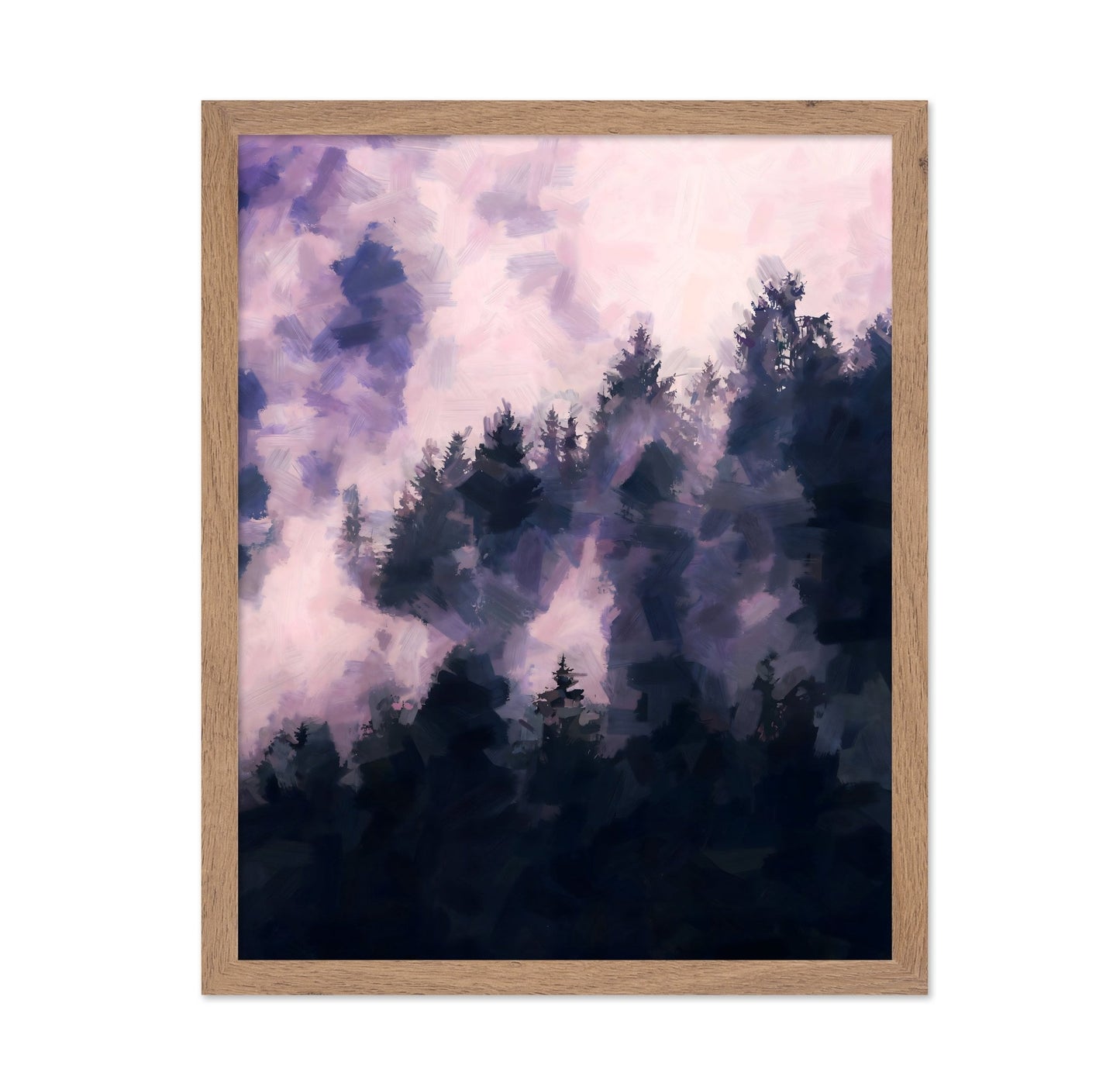 Misty Pine Forest No4