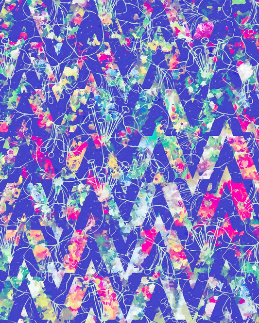 Floral Letter Pattern