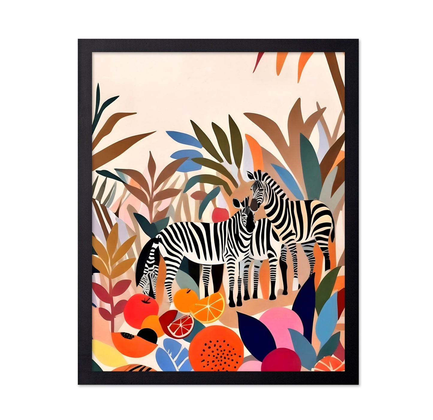 Tropical Zebra Garden
