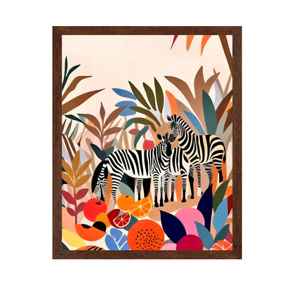 Tropical Zebra Garden
