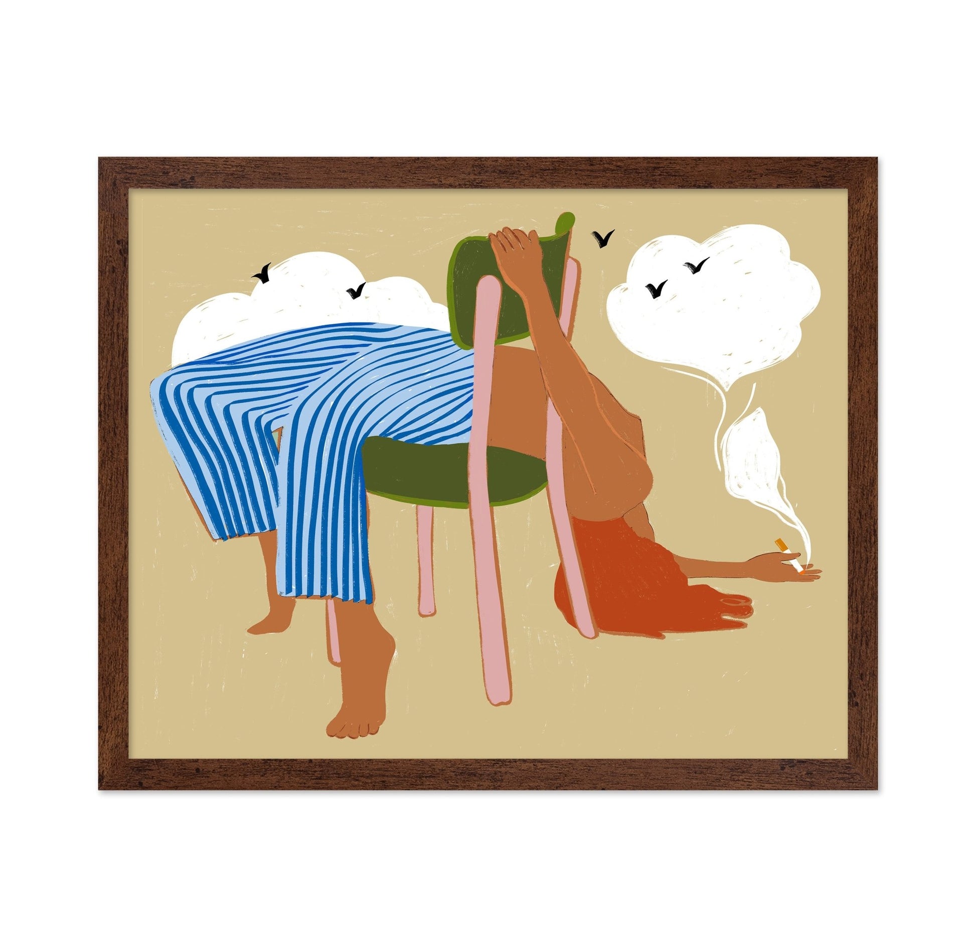 Melancholy Chair Scene