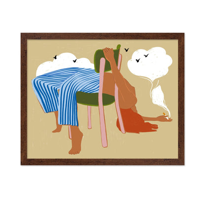 Melancholy Chair Scene