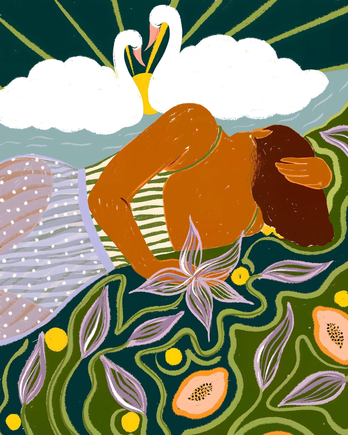 Swan Dream Embrace