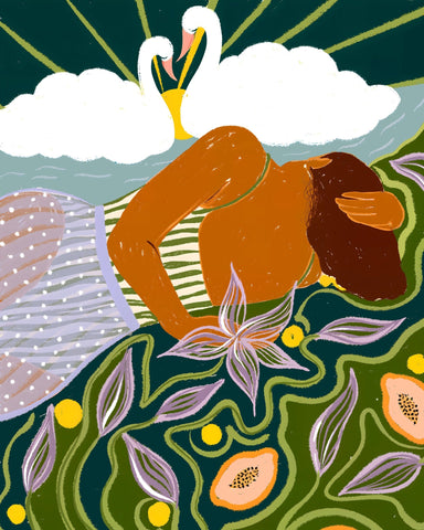Swan Dream Embrace
