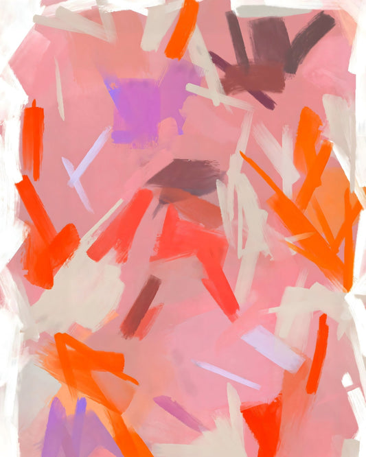 Peach Brush Chaos