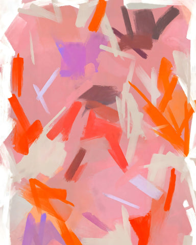 Peach Brush Chaos