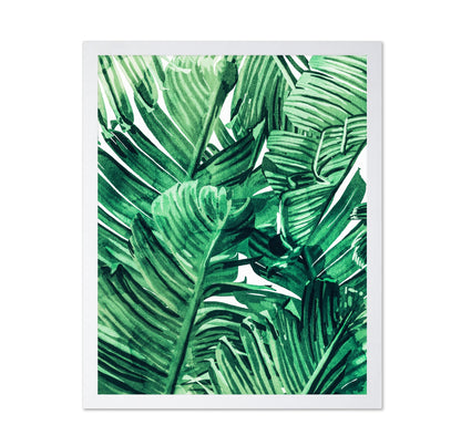 Green Tropical Leaves No1