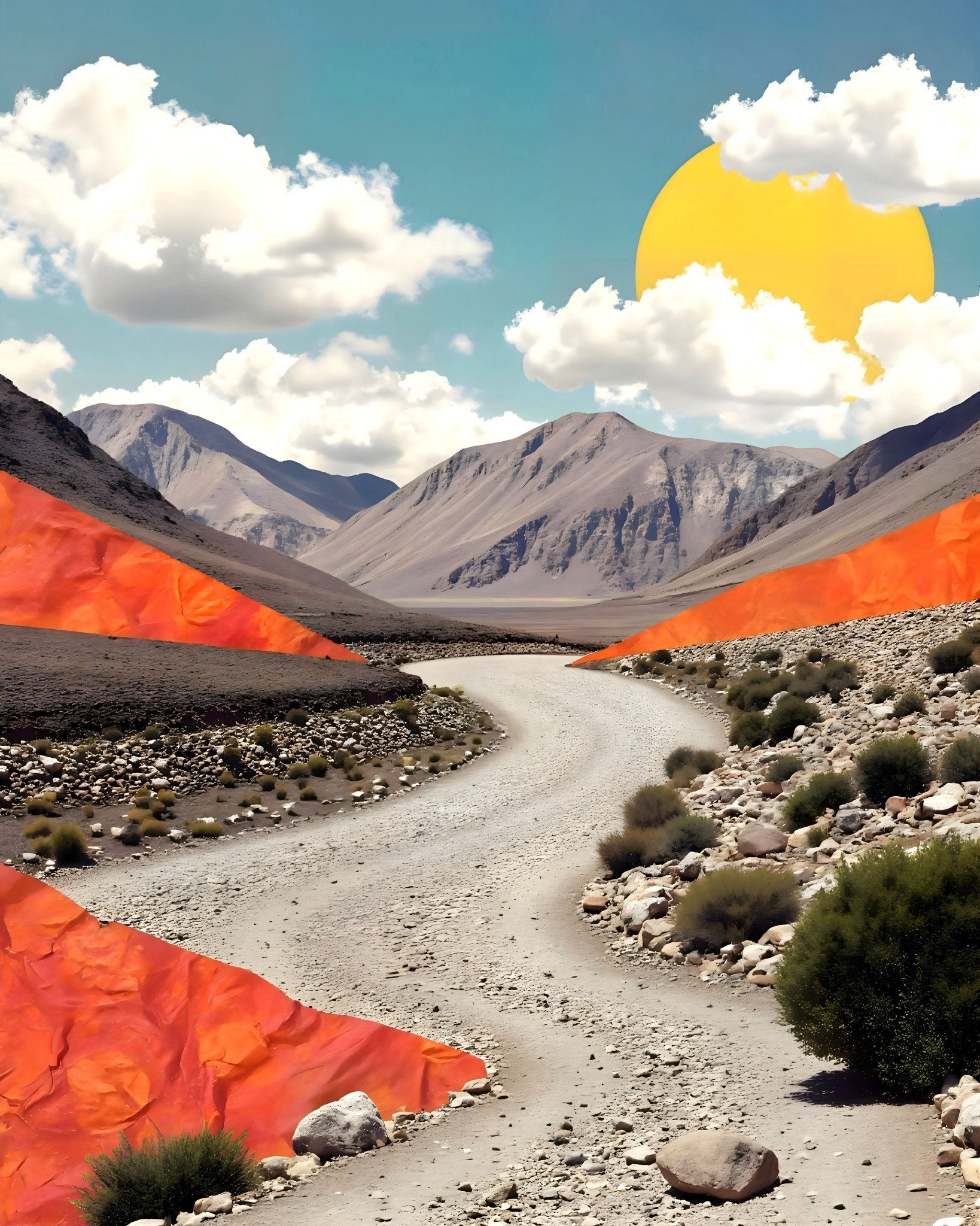 Surreal Desert Path No1