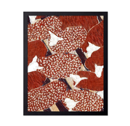 Abstract Red Koi