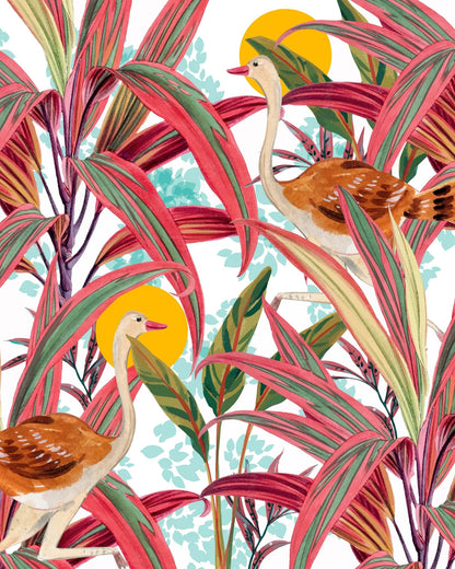 Tropical Bird Pattern
