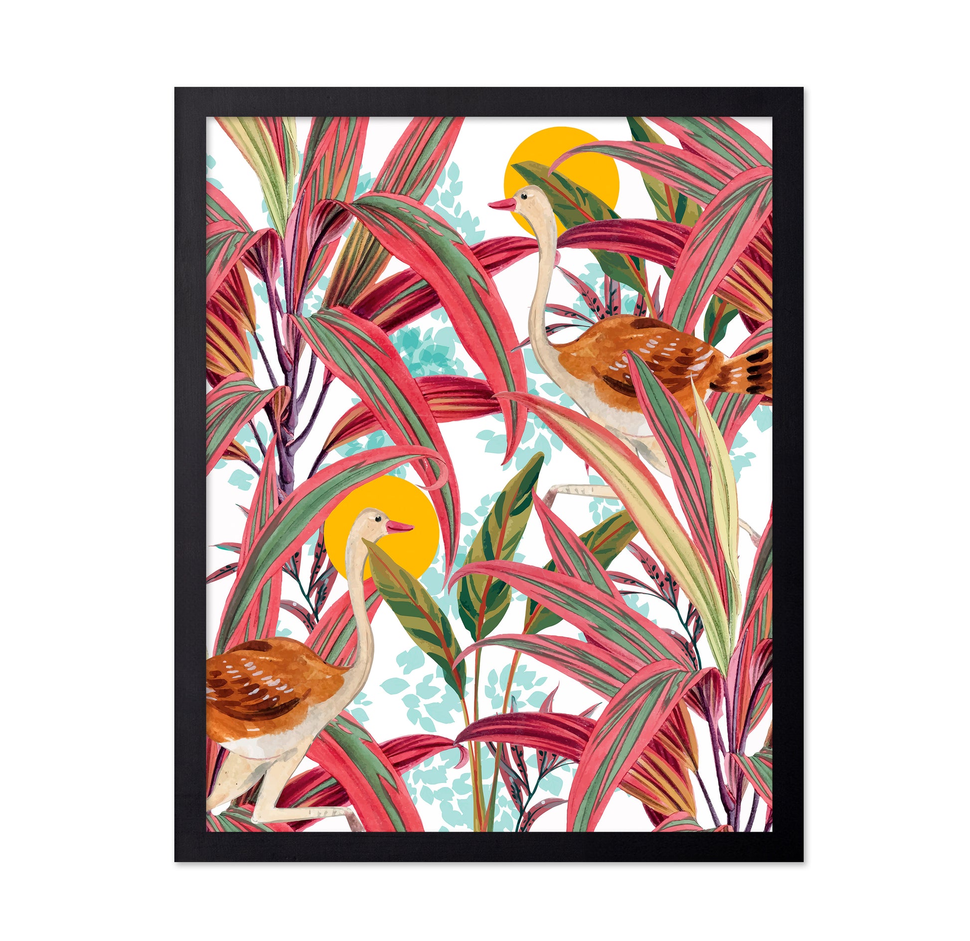 Tropical Bird Pattern