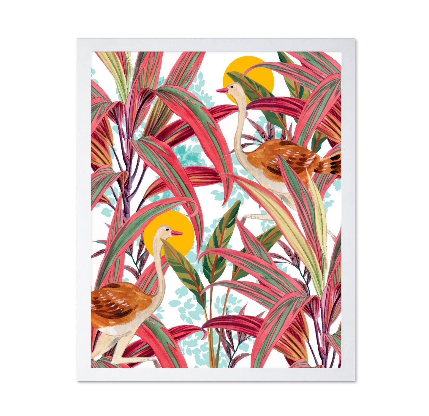 Tropical Bird Pattern