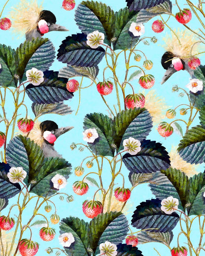 Strawberry Bird Pattern