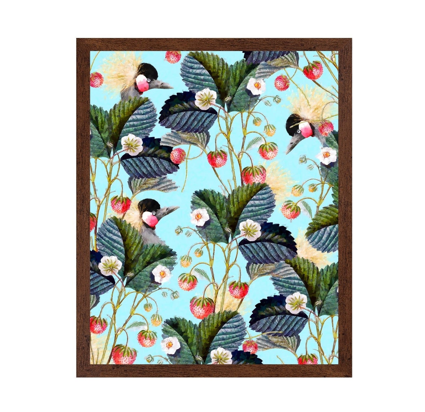 Strawberry Bird Pattern