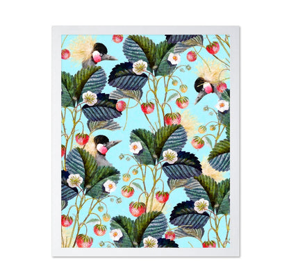 Strawberry Bird Pattern