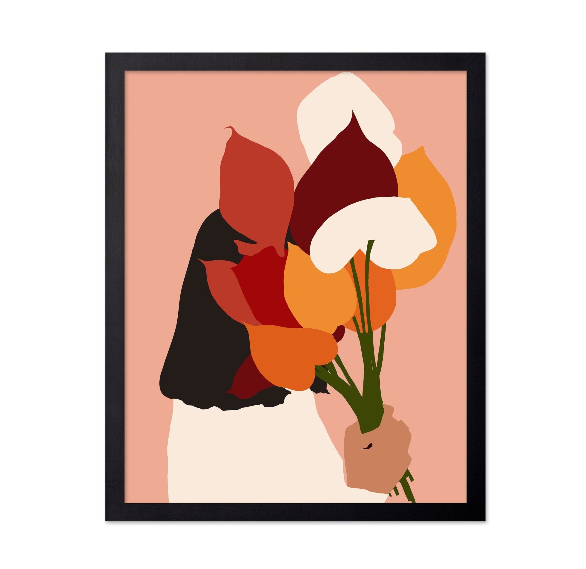 Abstract Flower Girl