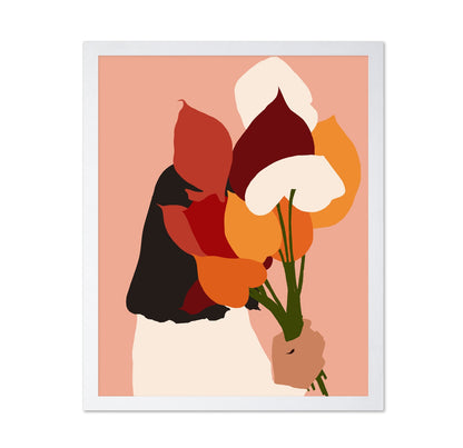 Abstract Flower Girl