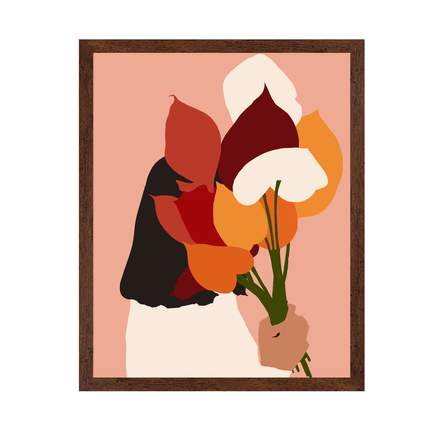 Abstract Flower Girl
