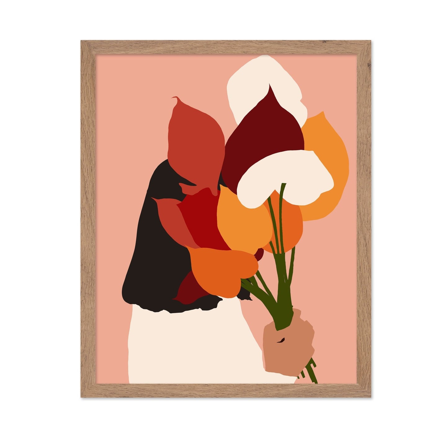 Abstract Flower Girl