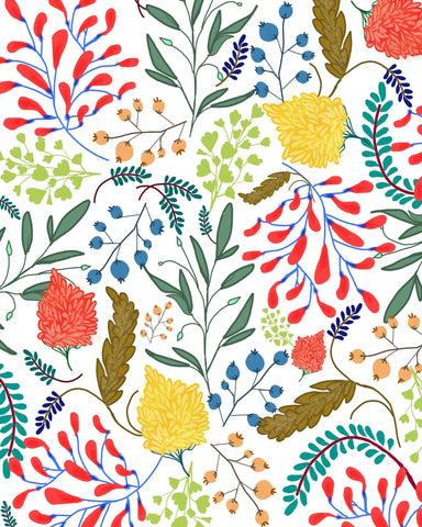 Playful Floral Pattern No1